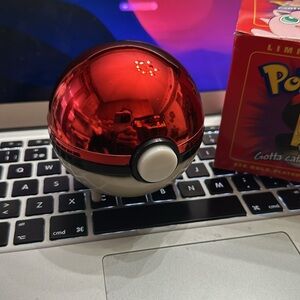Jigglypuff Pokemon ball with gold bar block and certificate authenticity